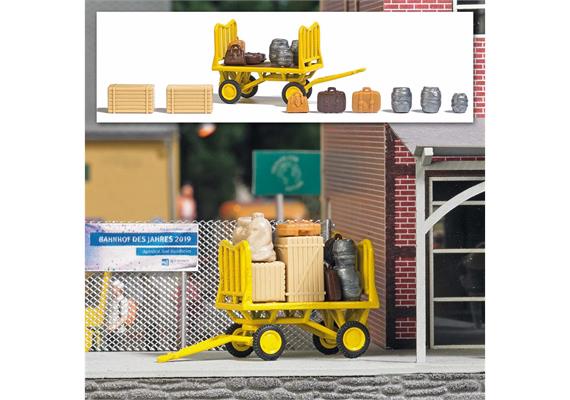 Busch 1646 Postkarren H0