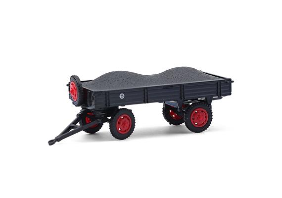 Busch 210010211 Anhänger T4 mit Kohleladung, Schwarz - H0 (1:87)