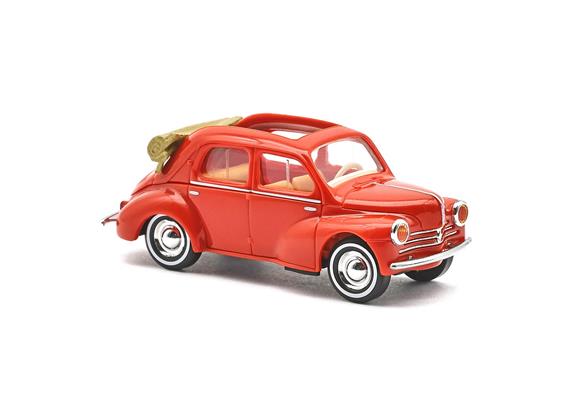 Busch 46573 Renault 4 CV Cabriolimousine, rot - H0 (1:87)