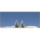 Busch 6151 2 verschneite Fichten 55 mm - H0 (1:87)