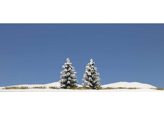 Busch 6151 2 verschneite Fichten 55 mm - H0 (1:87)