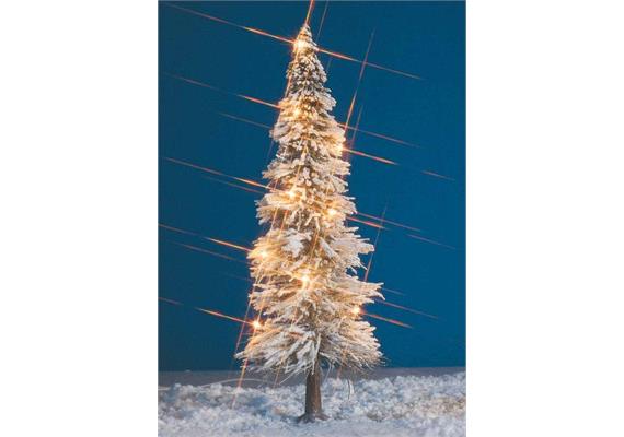 Busch 8624 Weihnachtsbaum mit 9 Kerzenlampen, ca. 195 mm hoch - Spur 1/G