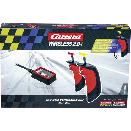 Carrera 20010120 Wireless 2.0 Set Duo Digital 132/124 - Batteriebetrieb mit 1,5V AAA