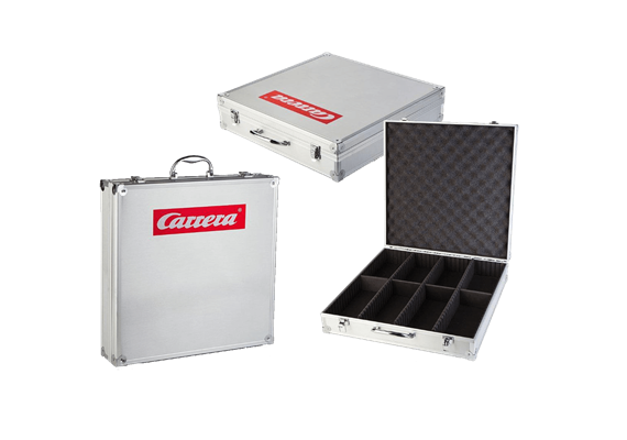 Carrera 20070460 Fahrzeugkoffer Modelle im Maßstab 1:32, Aluminium