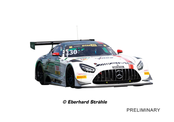 Carrera D132 20032061 Mercedes-AMG GT3 Evo "Mercedes-AMG Team Winward, No.130" DTM 2024