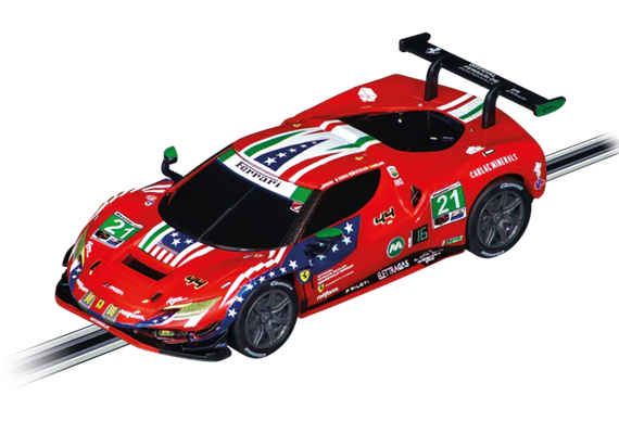 Carrera GO!!! 20064284 Ferrari 296 GT3 "AF Corse, No.21" (IMSA, Weathertech GTD (2024)