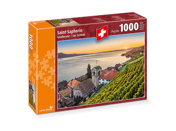 Carta.Media 7272 Puzzle St. Saphorin am Genfersee, 1000 teilig