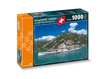 Carta.Media 7274 Puzzle Dampfschiff Gallia, 1000 teilig