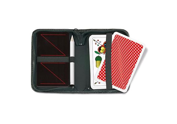 Carta.Media 7312 Jasskarten im Reiseetui (Leder)