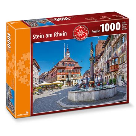 Carta.Media 7924 Puzzle Stein am Rhein, 1'000 Teile