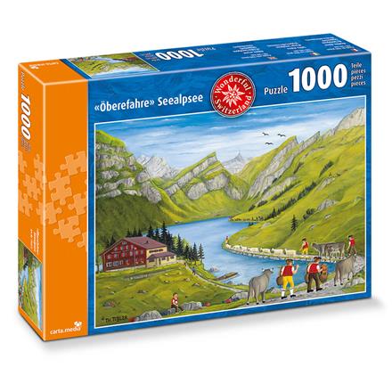 Carta.Media 7926 Puzzle „Öberefahre“ Seealpsee, 1'000 Teile