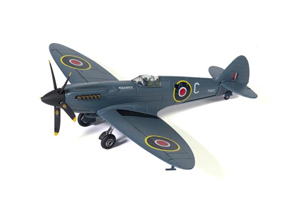 CORGI AA38708 Supermarine Spitfire PR.XIX G-RRGN PS853, Rolls Royce Heritage Hanger - 1:72 | Bild 2