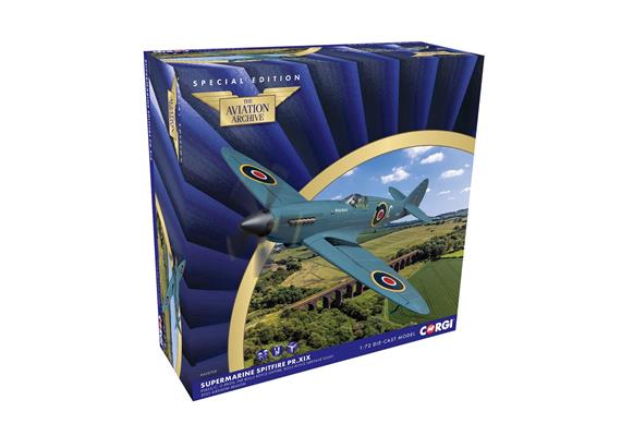 CORGI AA38708 Supermarine Spitfire PR.XIX G-RRGN PS853, Rolls Royce Heritage Hanger - 1:72 | Bild 6