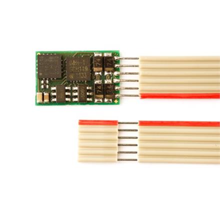 Doehler + Haass 830573 DH10C-1 (Gen2) Fahrzeugdecoder an 6pol. Flachband NEM 651
