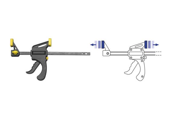 DONAU 20S-300 Einhand Schnellspannzwinge 200 mm | Bild 2