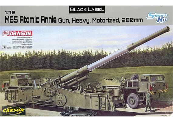 Dragon 07484 M65 Atomic Annie 280mm Heavy Gun 1:72