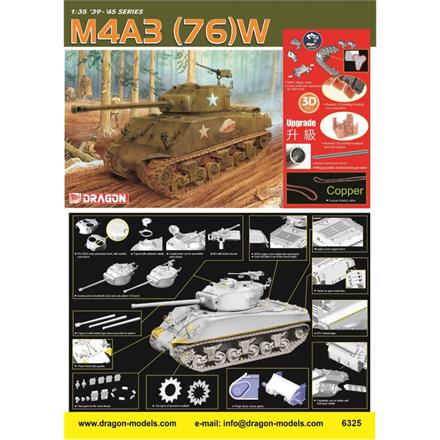 Dragon 6325 Sherman M4A3 (76)W (2024 Edition) - Massstab 1:35