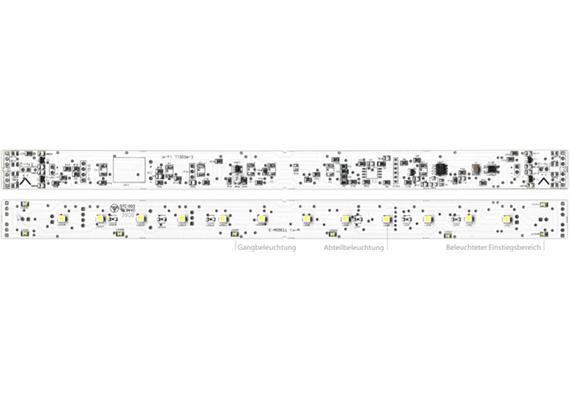 E-Modell Innenbeleuchtung LX-M mit Poti, warmweiss für Märklin 28,2 cm Wagen (12er Abteil) | Bild 1
