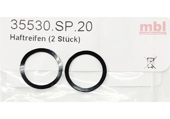 ESU 35530.SP.20 Haftreifen, 2 Stück - H0 (1:87)