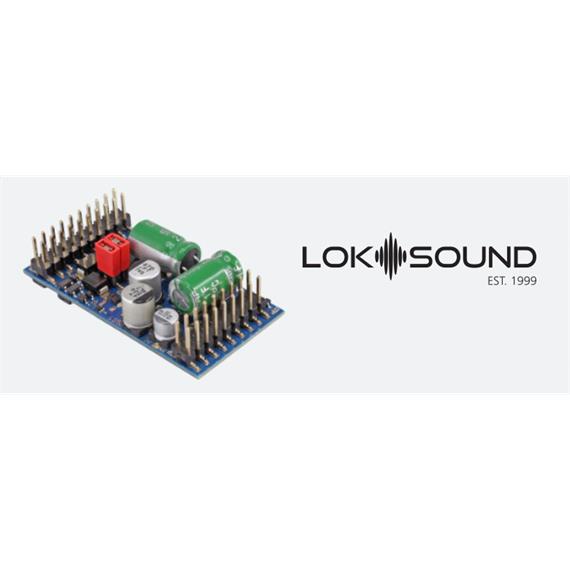 ESU 58315 LokSound 5 L DCC/MM/SX/M4 "Leerdecoder", Stiftleiste/Adapter, Spur 0 / H0