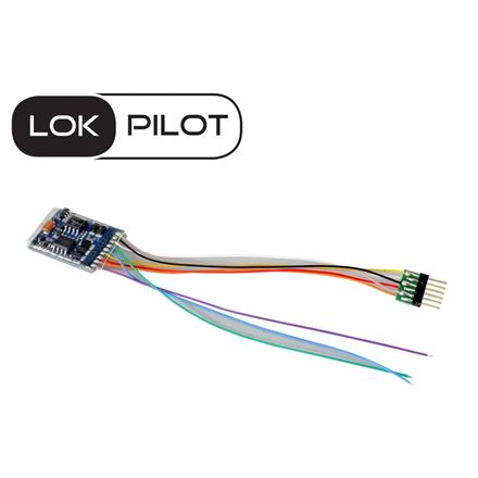 ESU 59616 LokPilot V5, 6pol. NEM651, DCC/SX/MM/M4, Quadprotokoll - H0, 0