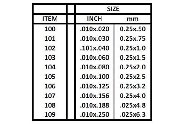Evergreen 102 Vierkantprofile, 350x0,25x1,00mm, 10 Stück | Bild 3