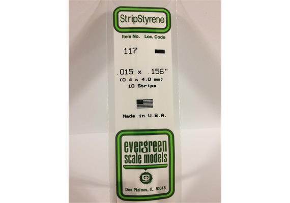 Evergreen 117 Vierkantprofile, 350x0,38x4,00mm, 10 Stück | Bild 2