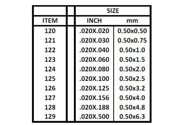 Evergreen 126 Vierkantprofile, 350 x 0,50 x 3,20 mm, 10 Stück | Bild 3