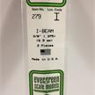 Evergreen 279 I-Profil, 350x9,5X3,8 mm - 3/8, 2 Stück | Bild 2
