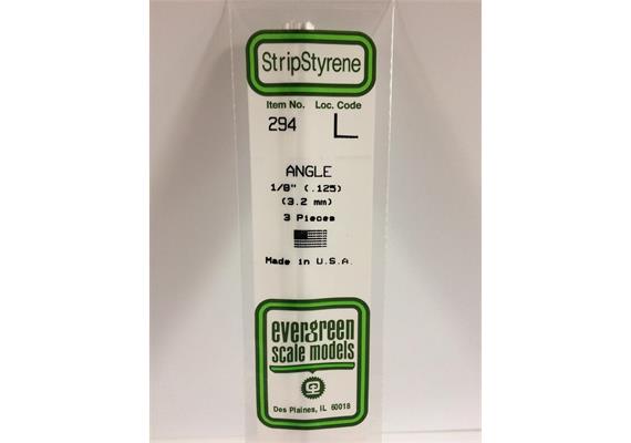 Evergreen 294 Winkelprofil, 350 x 3,2 x 3,2 mm,3 Stück | Bild 2