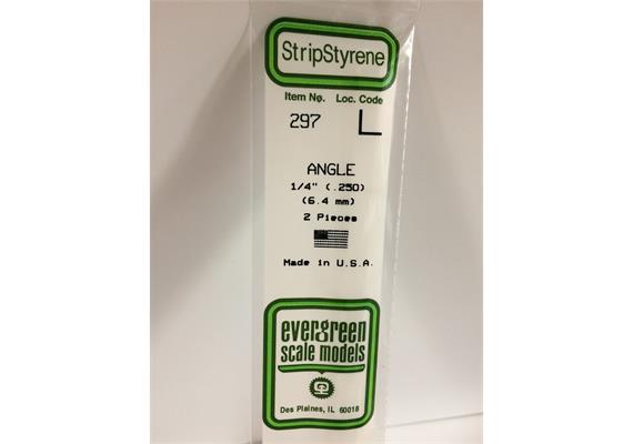 Evergreen 297 Winkelprofil, 350x6,3x6,3 mm, 2 Stück | Bild 2