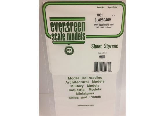 Evergreen 4061 Bretter-Verschalung, 1x150x300mm, Raster 1,50 mm, 1 Stück | Bild 2