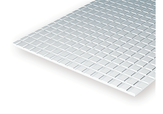 Evergreen 4502 Gehwegplatten, 1 x 150 x 300 mm, Raster 2,1 mm, 1 Stück | Bild 1