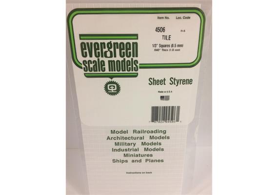 Evergreen 4506 Gehwegplatten, 1x150x300 mm, Raster 8,5 mm, 1 Stück | Bild 2