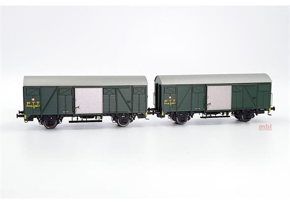 Exact-Train 20947 SBB CFF 2er-Set Zk PTT, grün - H0 (1:87)