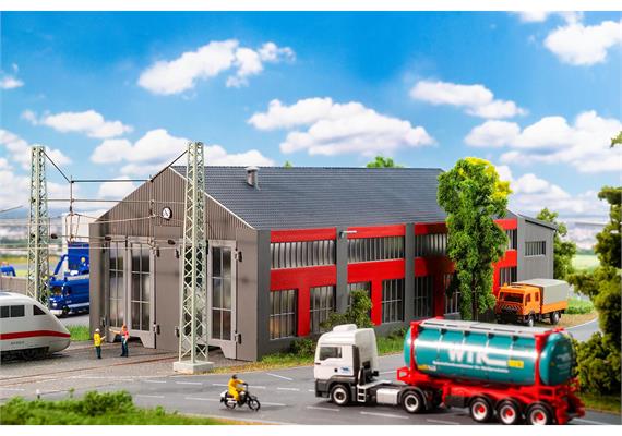 Faller 120079 E-Lokschuppen, 2-ständig - H0 (1:87) | Bild 1