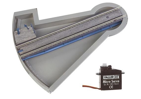 Faller 120275 Segment-Drehscheibe mit Servo HO | Bild 3