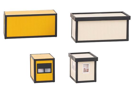 Faller 130136 Baucontainer gelb-schwarz (4) HO | Bild 3