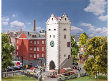 Faller 130824 Uhrenturm - der Siegelturm in Diessenhofen im Schweizer Kanton Thurgau - H0