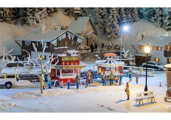 Faller 134001 Weihnachtsmarktbuden, 2 Stück - H0 (1:87) | Bild 1