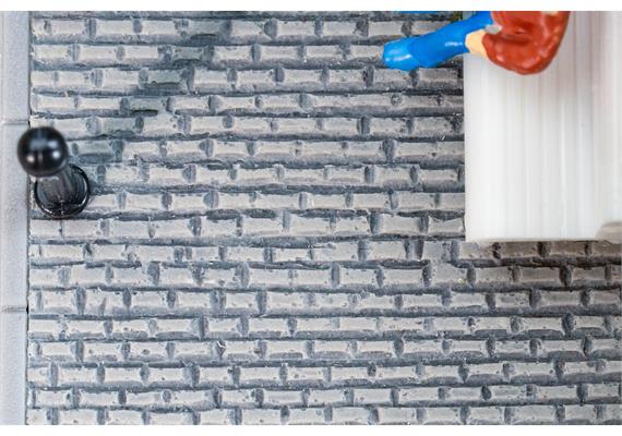 Faller 170318 PREMIUM Straßenfolie Gepflasterter Bürgersteig - H0 (1:87) | Bild 2