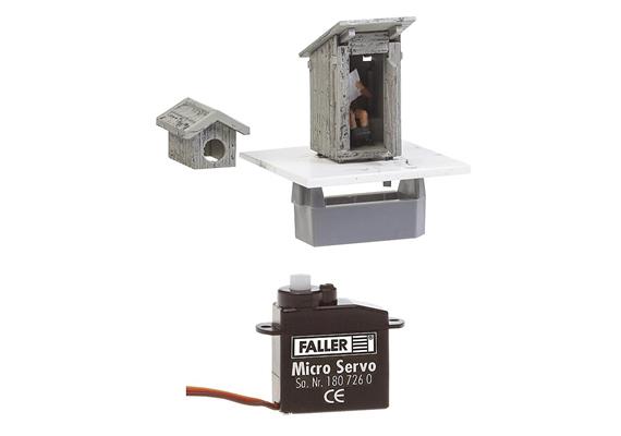 Faller 180396 Klohäuschen mit Servo HO | Bild 2