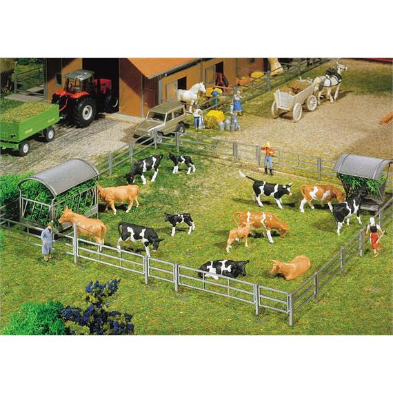 Faller 180434 Boxen- und Laufhof-Zaunsysteme, 2000 mm (2 x 1000 mm) - H0 (1:87)