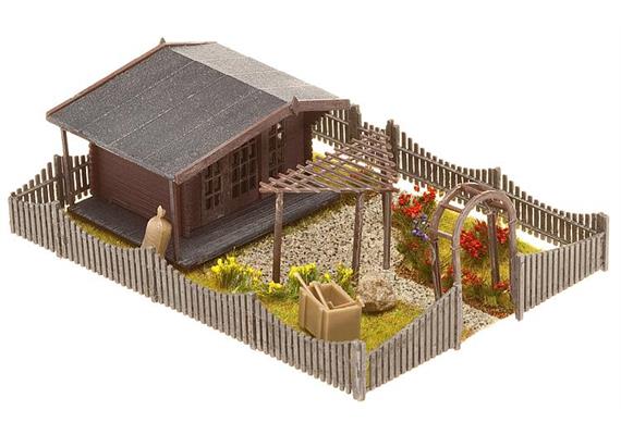 Faller 180491 Schrebergarten mit Gartenlaube HO | Bild 2