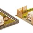Faller 180495 2 Schrebergärten mit Wohnwagen - H0 (1:87) | Bild 2