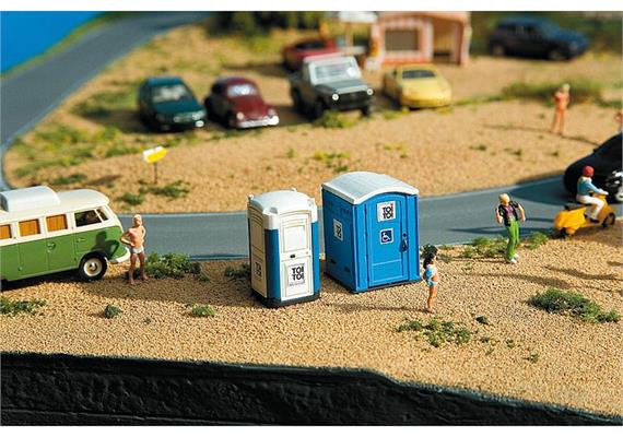 Faller 180543 Mobile Toilettenkabinen Toi Toi | Bild 2