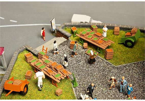 Faller 180605 Zubehör "Obst-Gemüsestand" HO | Bild 1