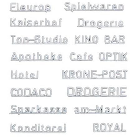 Faller 180964 Ladenschriftzüge 70er Jahre