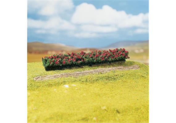 Faller 181352 3 PREMIUM Hecken, rot blühend - H0, H0m, N