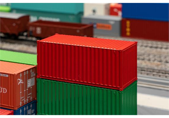 Faller 182003 20' Container, rot - H0 (1:87) | Bild 1